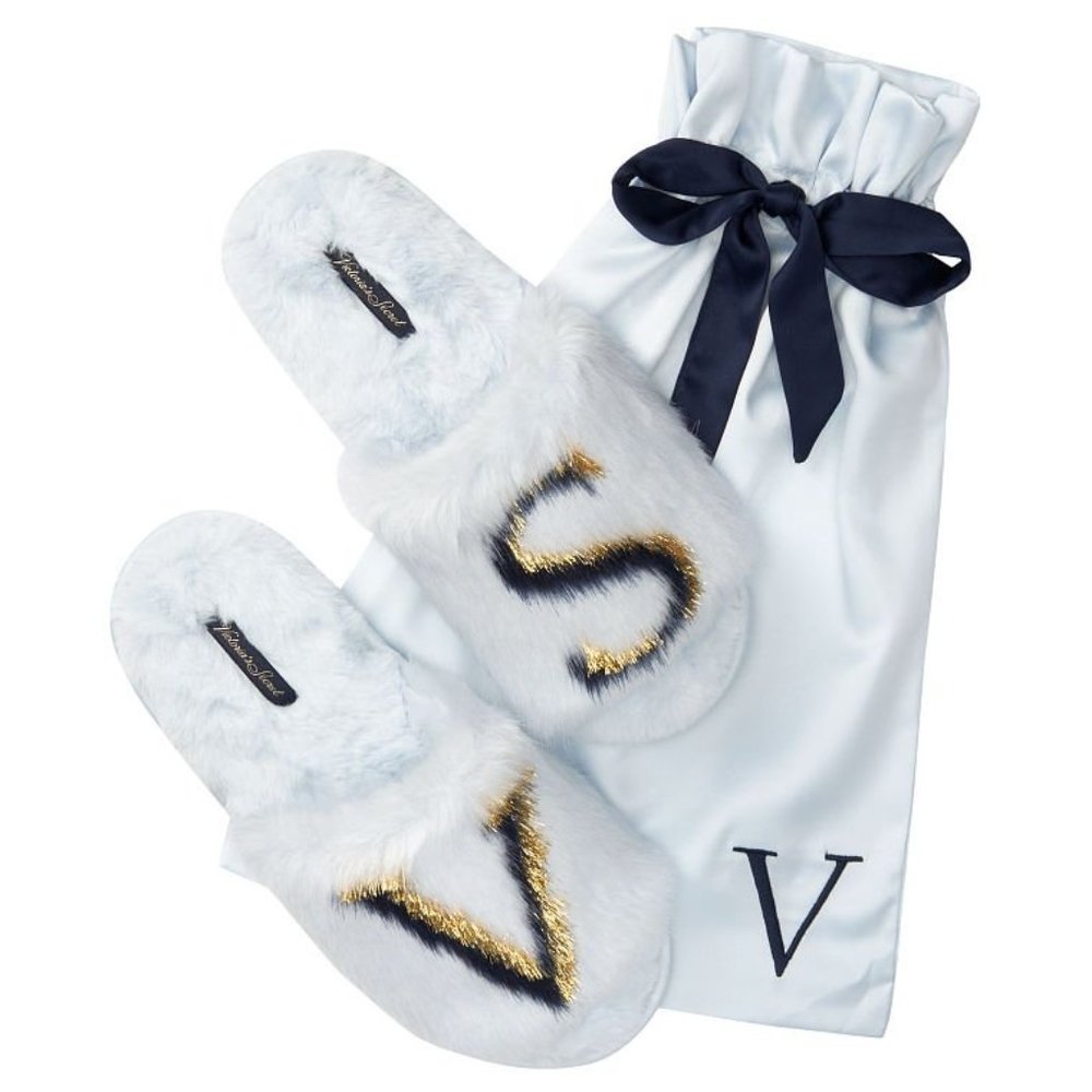 Victoria's Secret Faux Fur Slides - Picture 2 of 4